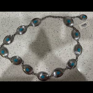 BNWT Justin Farmington Concho Belt - L